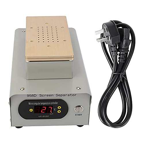 PID Temperature Control System and Real Time Digital Display - LCD Screen Separator Machine with Dual Vacuum Pump for Mobile Device Repair - 7 Inch Aluminum Oxide Heating Plate