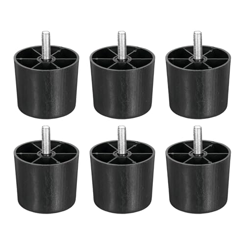 Patas de plástico para muebles de repuesto en formato cónico para camas de madera 2