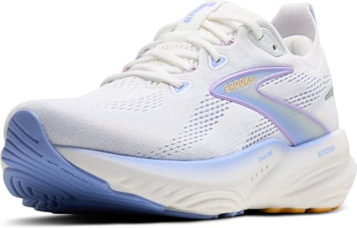 Brooks Brooks Women’s Glycerin 22 Neutral Running Shoe - White/Blue Heron/Apricot - 5 Medium