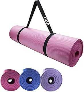 Amazon Brand- Umi Yoga Mat for Women and Men- Non Slip Yoga Mat with Carry Strap Included, NBR - 183 cm x 61 cm x 1cm Thick Exercise Mat Ideal for Yoga, Pilates, HiiT, Meditation and Gymnastics