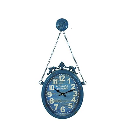 Paris Antique Market Clock Home Decor London England Wall Clocks Antique Style