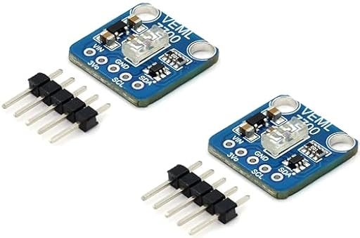 TECNOIOT 2 uds Módulo de Sensor de luz Ambiental VEML7700, Placa de Sensor de medición de luz de 120k Lux | Ya disponible en tu tienda friki favorita! En mundofriki.es!