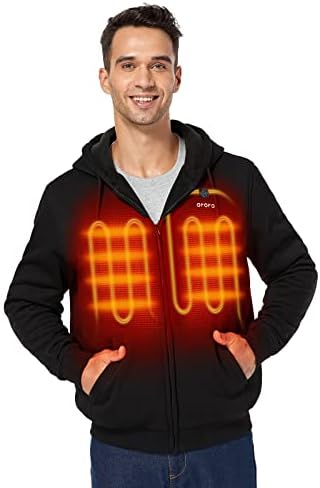ORORO Heated Hoodie with Battery Pack Heated Sweatshirt for Men and Women (Unisex) ORORO Heated Hoodie with Battery Pack Heated Sweatshirt for Men and Women (Unisex)