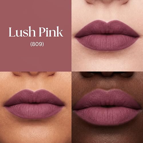 Image of BARELOVE SLAY All Day Non-Drying Liquid Lipstick for Women with Matte Finish One Swipe Application | Highly Pigmented |Smooth Glide Formula | Long Lasting | Transferproof | 12 ml | 809-LUSH PINK