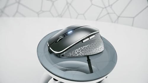 Cherry Mw 8C Ergo Wireless & Rechargeable Mouse Ergonomic Right-Handed Bluetooth Or Wireless Connection Aes-128 Encrypted High-Precision Sensor Black #TOP5
