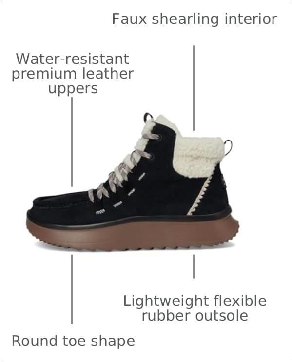 Image of HEYDUDE Wendy Peak Apres Suede Cozstit
