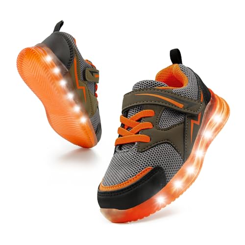 Chaussures lumineuses pour petits enfants idéales pour le parc et l'école