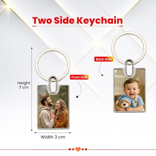 Image of magical gifts Customized Keychains, Unique Personalized Key RIngs and Charms with Your Photos /Name /Design for Bags /Bikes /Car and Gifting Purposes