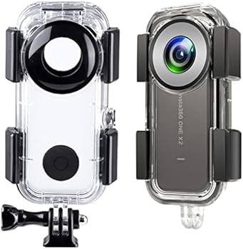 Amazon | Kiowon Insta360 ONE X2用 防水ケース 40m 潜水ケース 360度