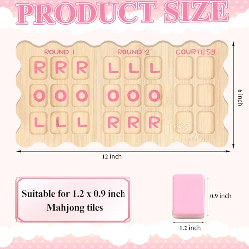 Tablero de práctica Mahjong para un jugador 6 x 12 pulgadas miniatura 2