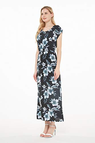 Image of Hawaii Hangover Family Matching Hawaiian Clothes, Midnight Bloom | Family matching Hawaiian outfits, Midnight Bloom, lightweight rayon, machine washable, tropical floral print, luaus, cruises