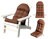 COSNUOSA Rocking Chair Cushion High Back Adirondack Chair Cushion Waterproof Patio Cushions for Outd