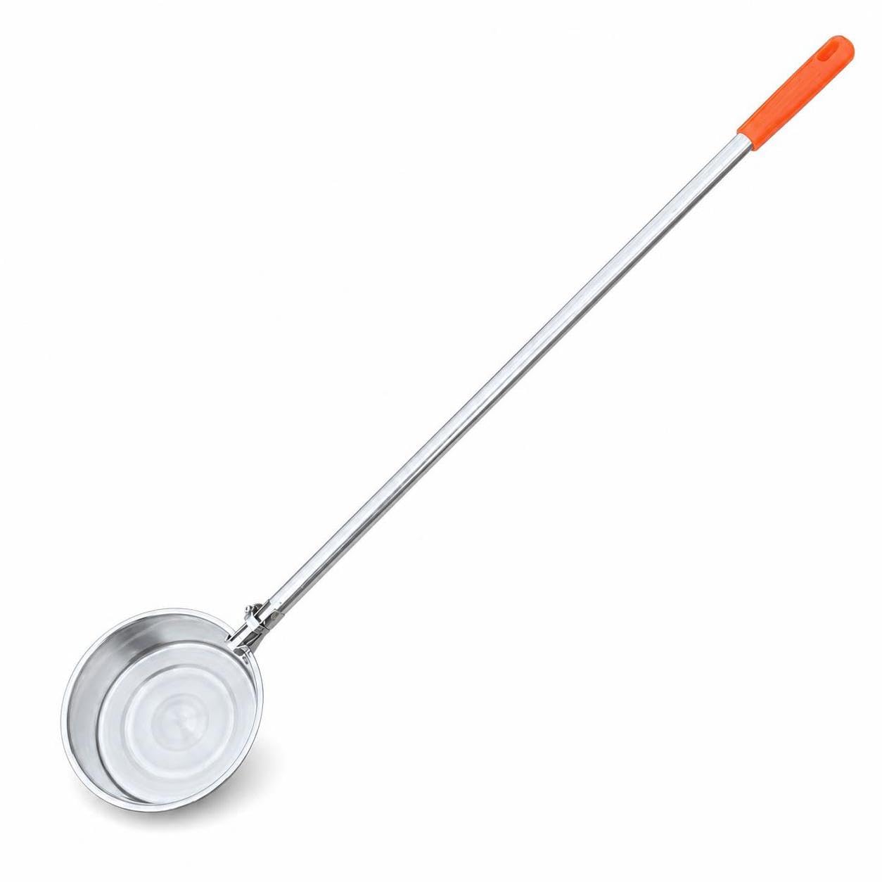 Mestolo in acciaio inox per acqua con manico lungo per giardino e agricoltura, per fattoria - per uso agricolo
