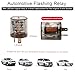DXNQ LED Flasher Relay, 12V Heavy Duty 2 Pin Electronic Turn Signal Light Relay, Two Prong Relay Fixes Turn Signal Bulbs Hyper Flash for Car Motorcycle Truck, Car Accessories