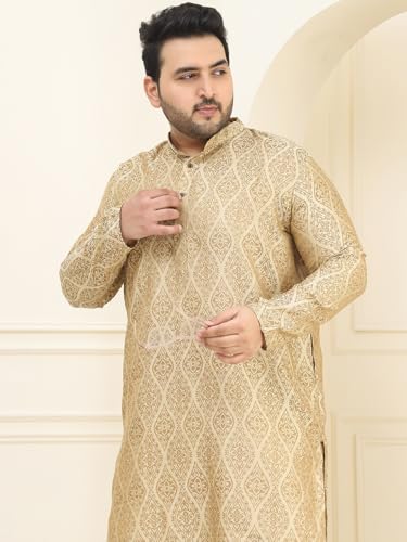 Image of SOJANYA Men's Cotton Regular Fit Casual Plus (Since 1958) ONLY Kurta