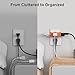 [UL Listed] Cable Matters 3-Pack 3 Way Plug Adapter 15A 1875W, 3 Prong 3 Outlet Adapter, Power Splitter Plug Outlet, 3 Way Electrical Splitter, Multicolored (White, Gray, Orange)