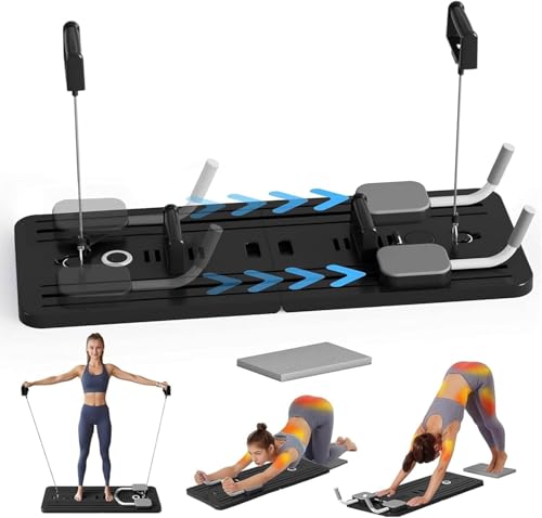 Tabla de Entrenamiento con Ruedas para Abdominales y Soporte de Codos