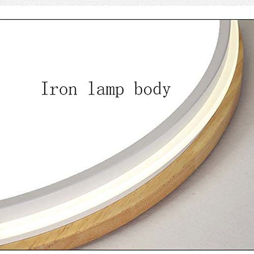 Plafonnier LED de style nordique YRYRYW avec diffuseur rond haute performance - 5