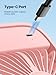 Warmco USB Desk Fan 2Pack, USB C Corded Powered Fan, Strong Airflow Quiet Operation, 3 Speeds Wind Small USB Desktop Fan With 180° Tilt Folding for Office Table Home Pink(No battery)