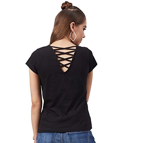 Image of Rare Women's Solid Regular Fit T-Shirt