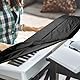 88 Tastatur Klavierabdeckung, Klaviertastatur Abdeckung, Elektronische Klavier Tastaturabdeckung,Schutzhülle Staubschutz für Klaviertastatur, 135 * 30 * 13.5 cm, Schwarz