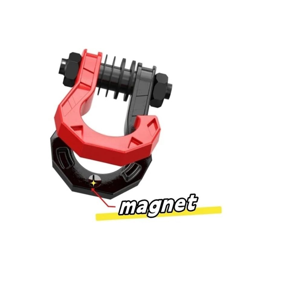 OUTMX Split Trailer Grilli Rimorchio U-Hook 8Ton 0.75" D Grilli per Veicolo 4WD Off-Road Parti Argano Corda Gancio