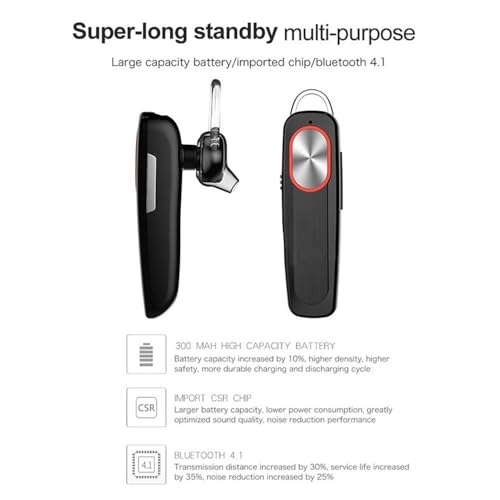 Auricular Inalámbrico Mono Compatible OnePlus 15/15R miniatura 4