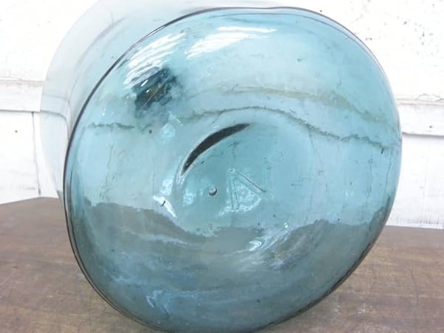 Amazon.co.jp: ガラス瓶大型全長43cm昭和レトロ裏にZの文字