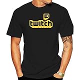 Photo Gallery senyerxdd twitch tv 100% cotton t-shirt purple gaming top gamer tee fathers day fan gifts men t shirts crew neck t-shirt black s