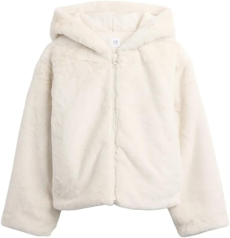 GAP Girls' Faux Fur Jacket