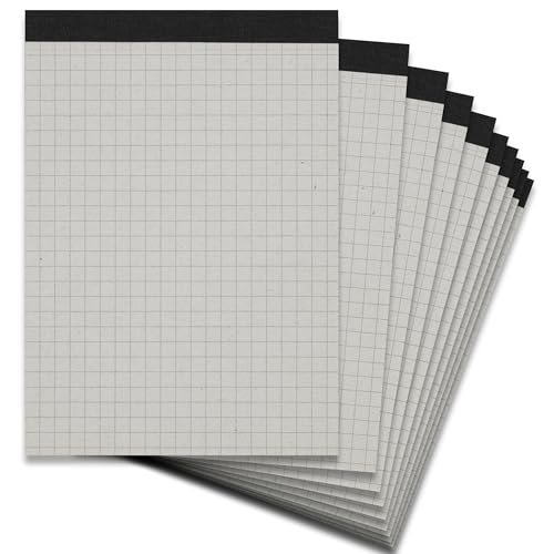 herlitz Notizblock ohne Deckblatt Recycling A6 kariert 50 Blatt 60 g/m 10 Stück