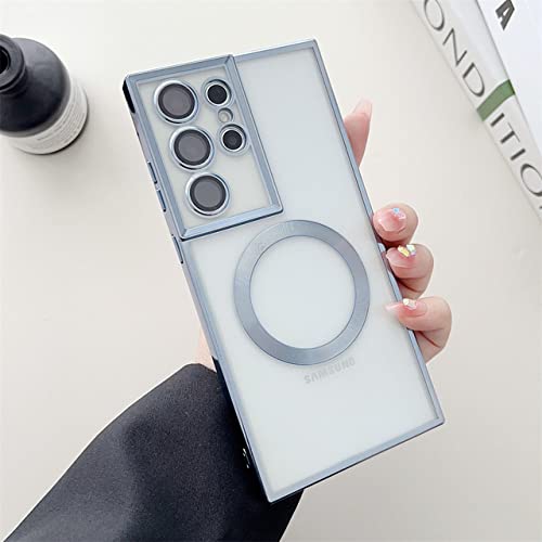 Coque Samsung S22 Ultra magnétique transparente pour charger sans fil partout