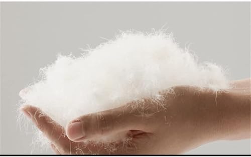 Miniatura 3 de SLYNSW - Edredón de plumón de gansopato blanco relleno de manta de invierno con funda de algodón tamaño individual matrimonial Queen y King color  D