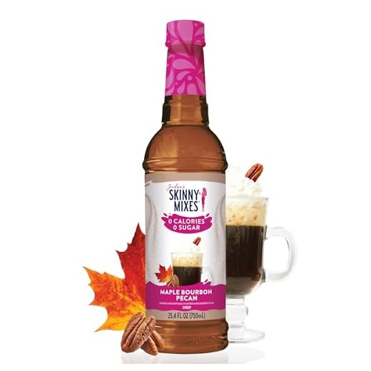 Jordan's Skinny Mixes Sugar Free Maple Bourbon Pecan Syrups, 25.4 Fl Oz