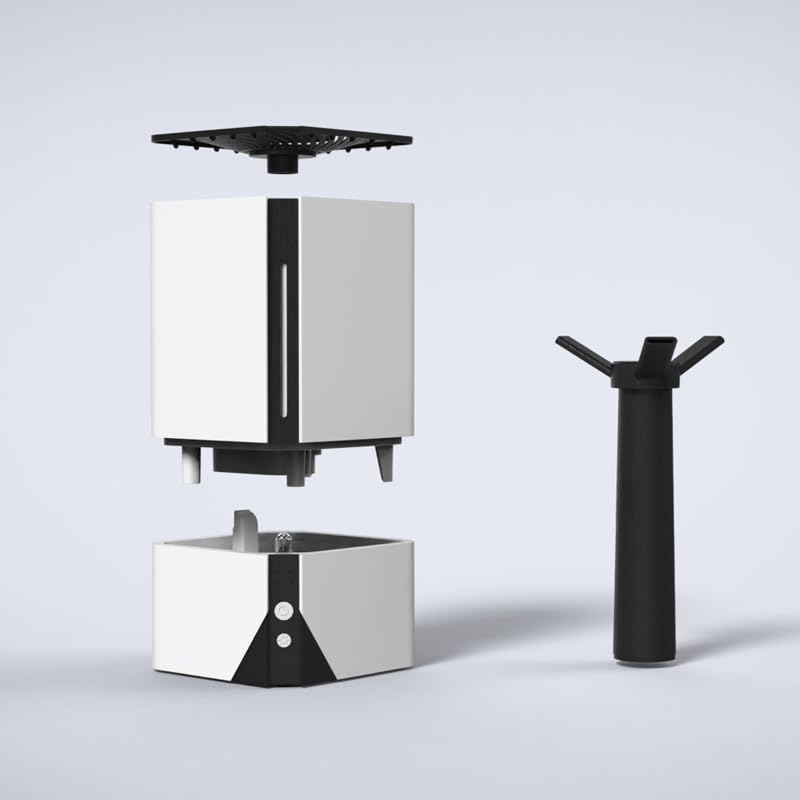 mobigon 7L Humidifiers for Bedroom Large Room Home, Top Fill Cool Mist Humidifier with Essential Oil Diffuser,for Baby Nursery,Office,Plants,80H,7 Colors Light,360° Extension Tube Nozzle (White Black)