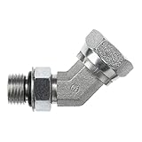 Brennan Industries 6902-08-06-NWO-FG Forged Steel 45 Degree Elbow Tube Fitting, 3/4