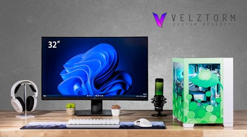 Image of Velztorm Minty Frog Custom Built Gaming Desktop PC (AMD Ryzen 7 5700X, Radeon RX 9070 XT, 16GB DDR4, 1TB PCIe SSD, RGB Fans, 240mm AIO, 850W PSU, WiFi 5, Bluetooth 5.0, RJ-45, Win 11 Pro)