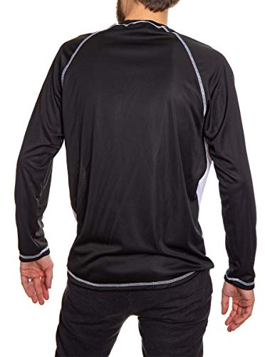 Rashguard de manga larga NHL para entrenamiento en el mar talla XXL 2
