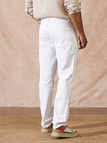 Image of WROGN Men's Straight Fit Jeans | Mid Rise | Jeans for Man