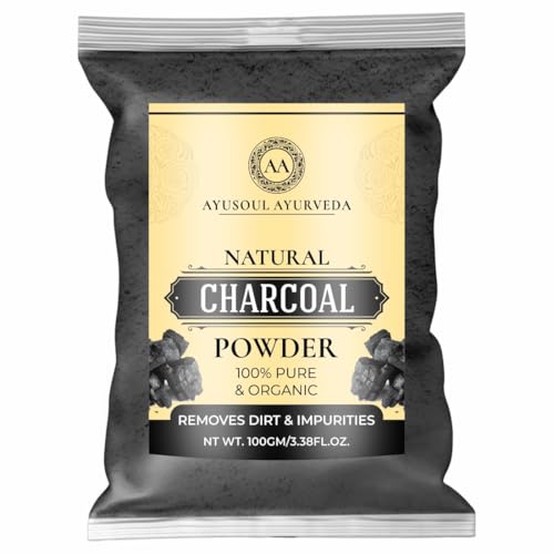 Image of Natural Face Pack Powder for Glowing Skin | Herbal Face Mask Powder for Deep Cleansing, Skin Brightening & Healthy Looking Skin (Charcoal Powder)