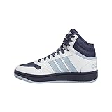 adidas Hoops Mid 3.0 Shoes Kids Sneaker, FTWR White/Shadow Navy/Wonder Blue, 36 EU