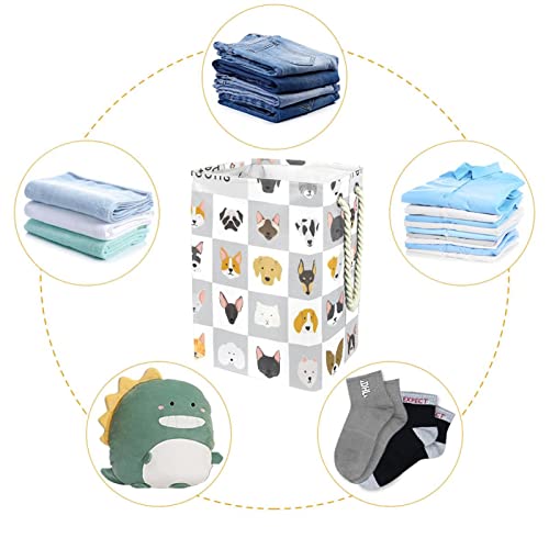 Panier à linge imperméable : la solution anti-désordre avec le motif animaux 1-01 - 5