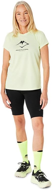 ASICS Women's FUJITRAIL LOGO Short Sleeve TOP RUNNING Apparel