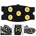 NIYANGLE Outdoor 5-Tooth Ice Cleats for Shoes, Silicone Anti-Slip Traction Spikes for Winter Walking on Ice, Snow, and Mud, Sturdy Shoe Grips for Men and Women