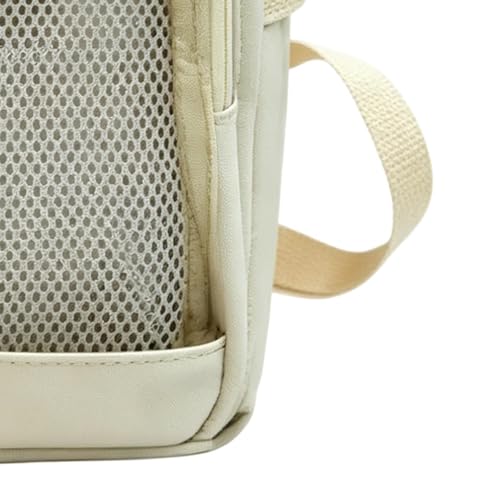 Mochila exhibidora de pines con ventana transparente antiarañazos y correas cómodas 7