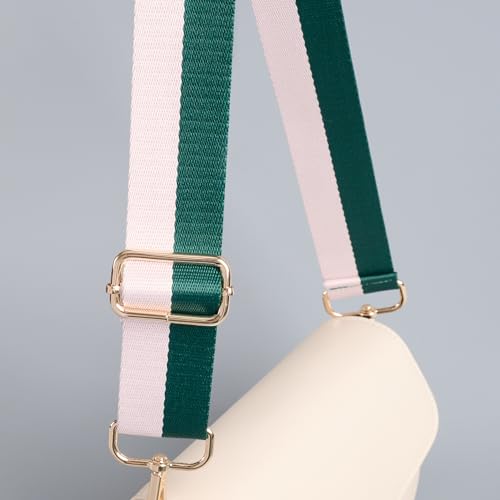Image of chushui Woven Stripe Purse Straps,Replacement Crossbody Wide Shoulder Adjustable Strap for Bag Handbags