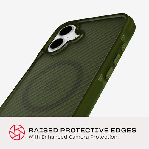 Image of Tech21 EvoArmor for iPhone 16 Plus - Compatible with MagSafe - Impact Protection Case 21x Military Standard Tested in Green
