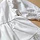100% Baumwolle Taufkleid Langarm Baby Mädchen Blumenmädchen L16 (68)