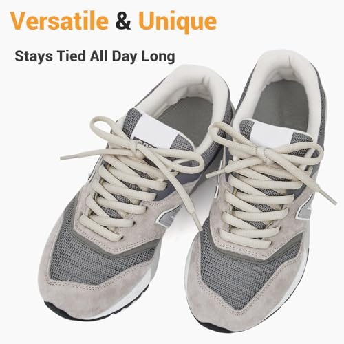 Image of Handshop 1 /4 inch Oval Athletic Shoelaces 24 inch-72 inch in 22 Colors Half Round Shoe Laces