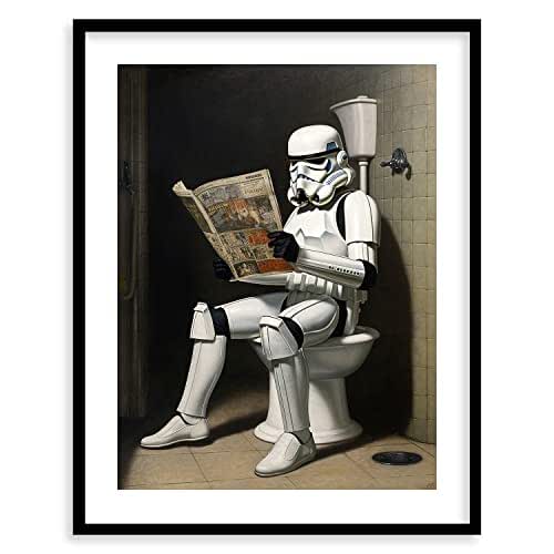 Star Wars Bathroom Décor Art Print Premium Giclee Fine